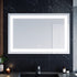 Milo LED Anti-fog Front-Lit Rectangular Bathroom Mirror